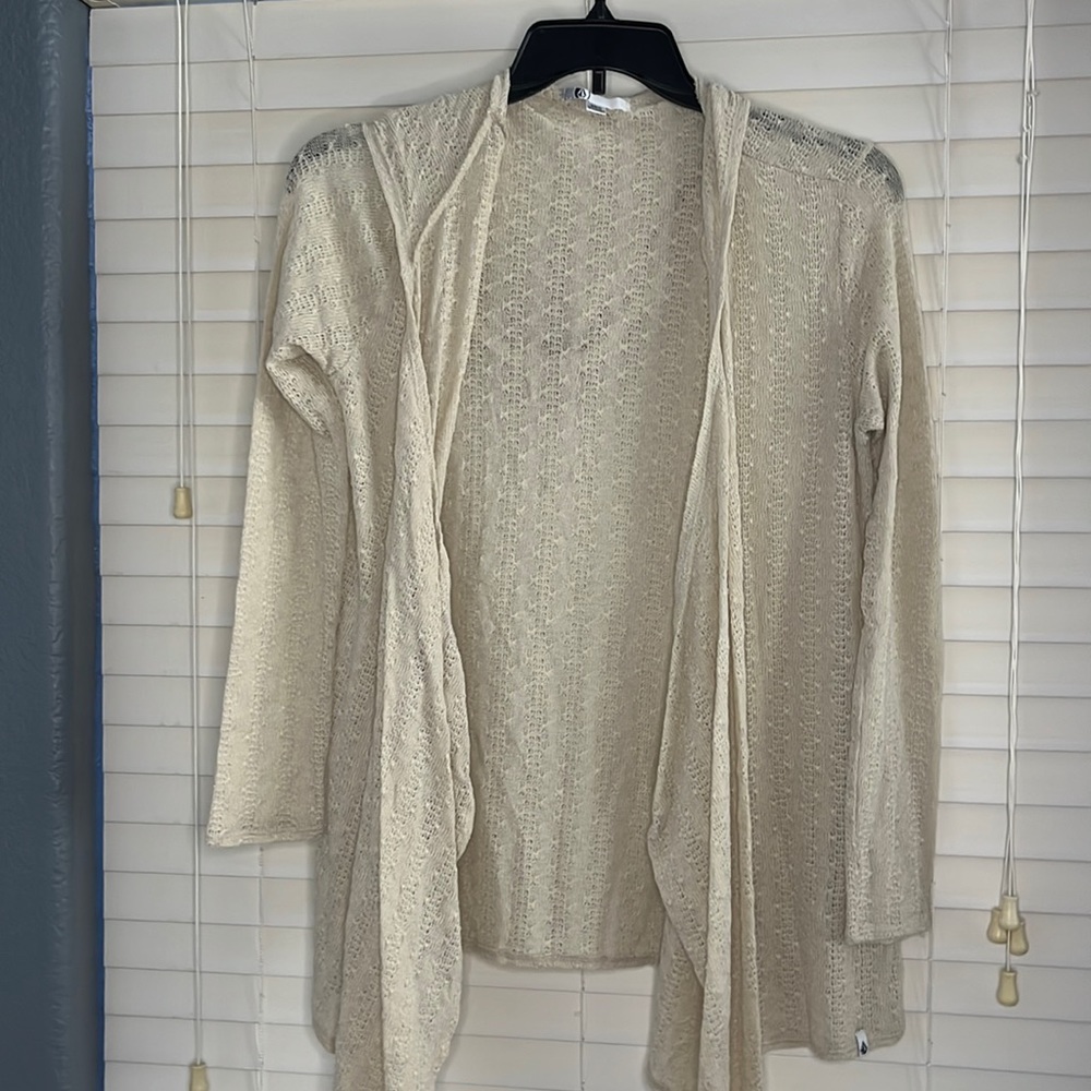Volcom cardigan with hood size M